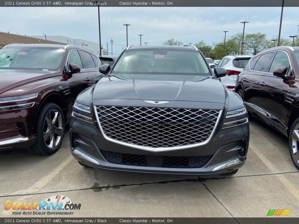 2021 Genesis GV80 3.5T AWD Himalayan Gray / Black Photo #1
