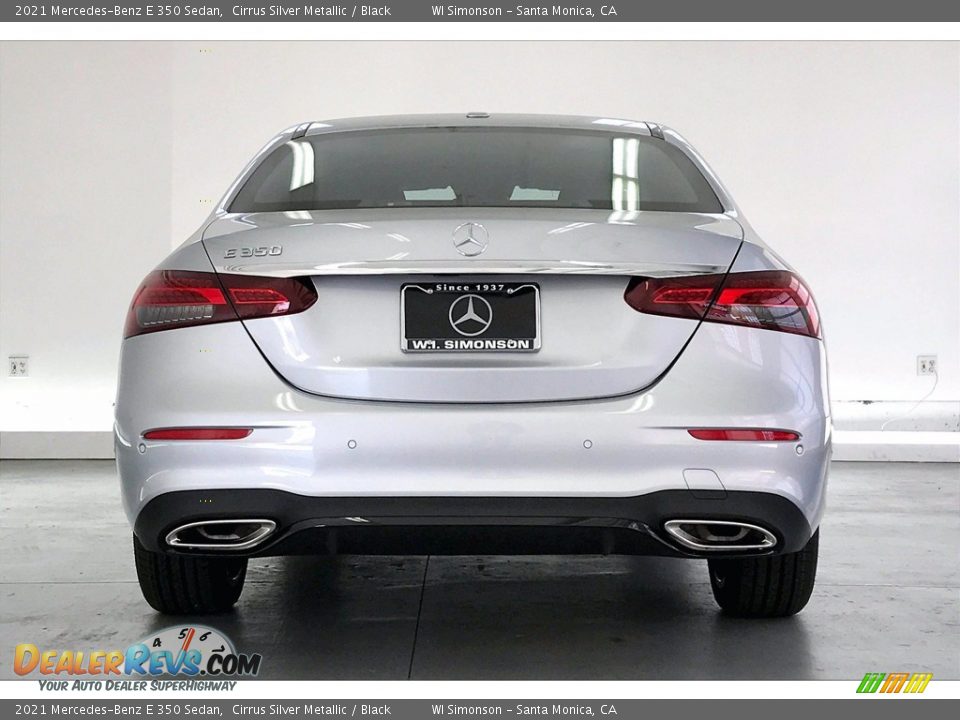 2021 Mercedes-Benz E 350 Sedan Cirrus Silver Metallic / Black Photo #3