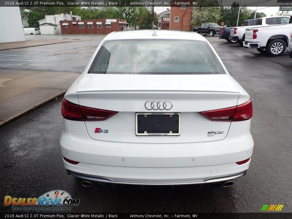 2018 Audi S3 2.0T Premium Plus Glacier White Metallic / Black Photo #5