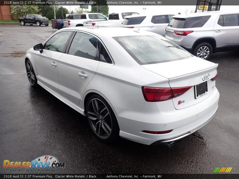 2018 Audi S3 2.0T Premium Plus Glacier White Metallic / Black Photo #6