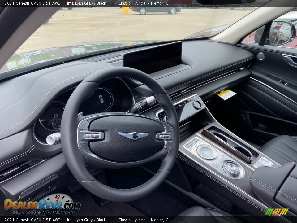 Dashboard of 2021 Genesis GV80 3.5T AWD Photo #3