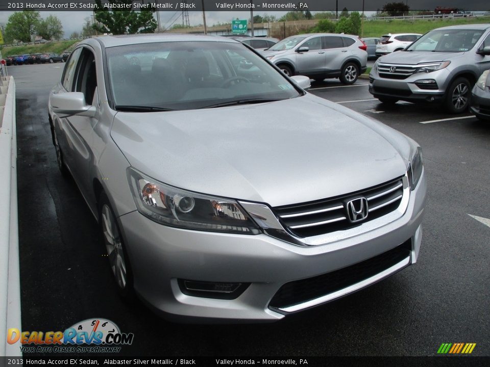 2013 Honda Accord EX Sedan Alabaster Silver Metallic / Black Photo #7