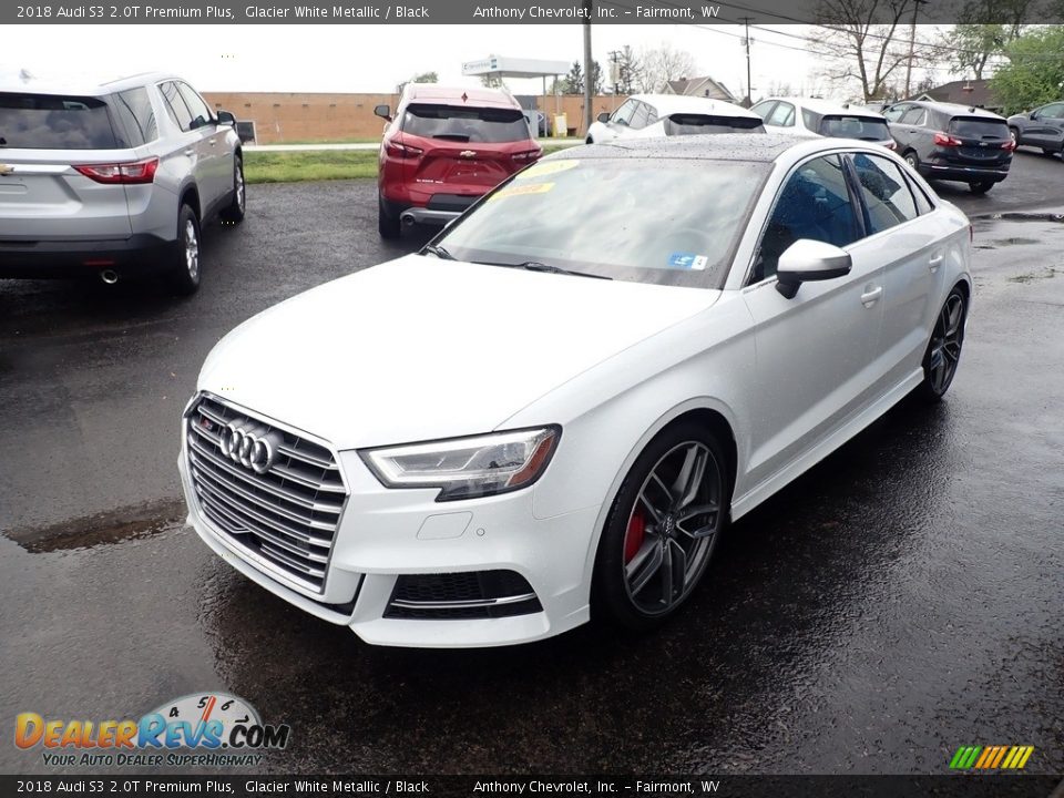 2018 Audi S3 2.0T Premium Plus Glacier White Metallic / Black Photo #7