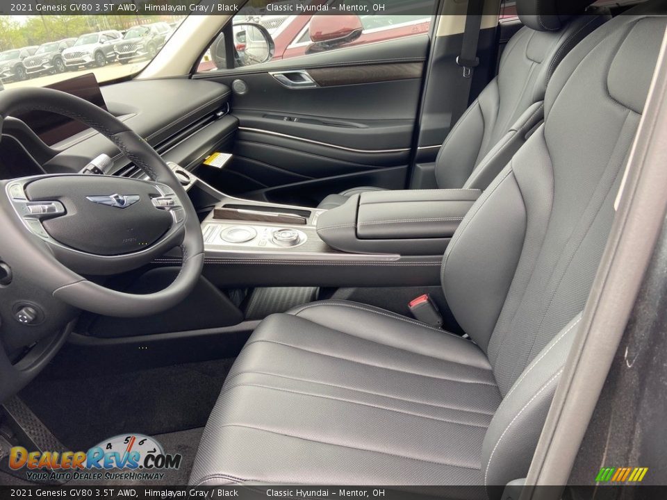 Front Seat of 2021 Genesis GV80 3.5T AWD Photo #4