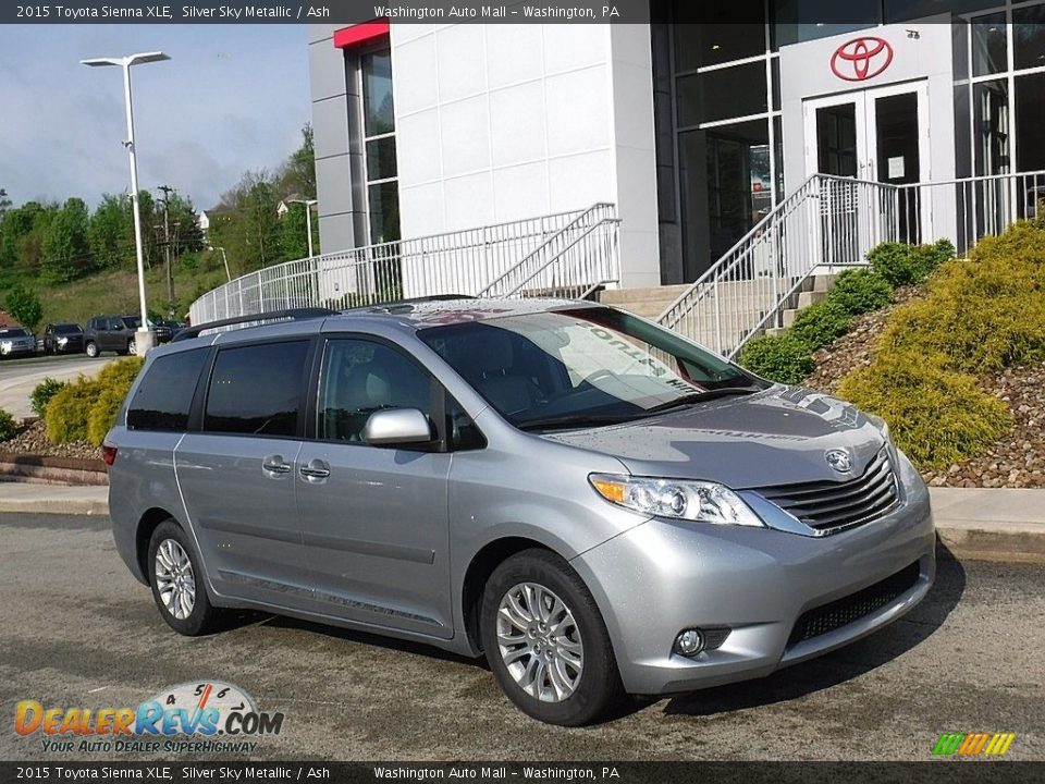 2015 Toyota Sienna XLE Silver Sky Metallic / Ash Photo #1