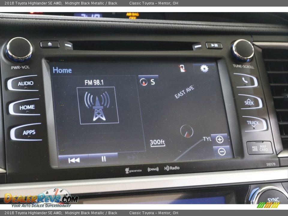2018 Toyota Highlander SE AWD Midnight Black Metallic / Black Photo #10