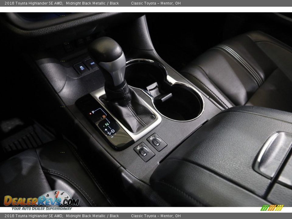 2018 Toyota Highlander SE AWD Midnight Black Metallic / Black Photo #12