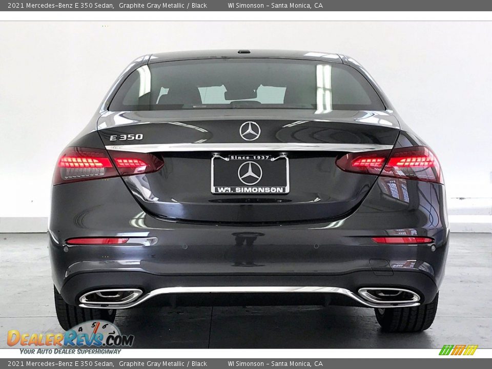 2021 Mercedes-Benz E 350 Sedan Graphite Gray Metallic / Black Photo #3