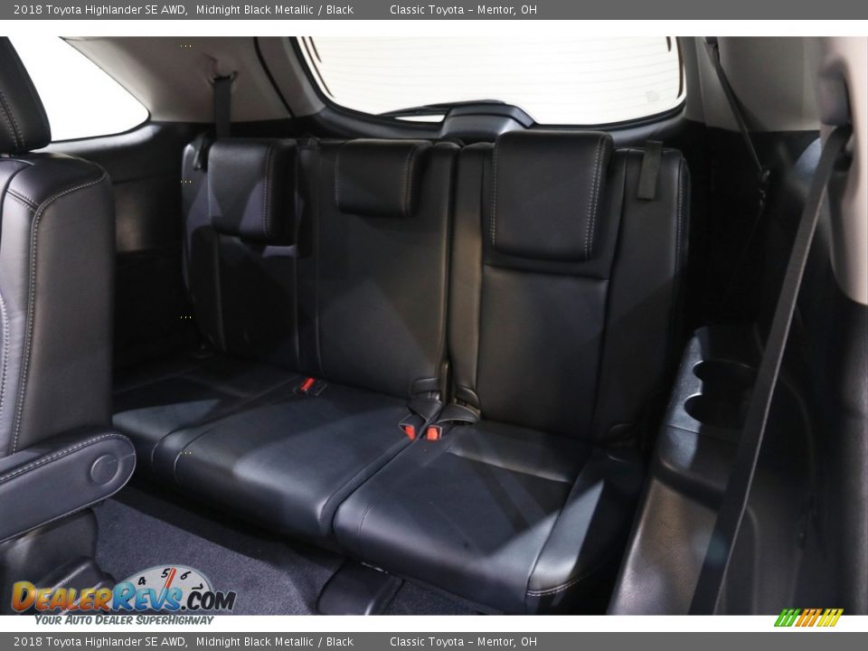 2018 Toyota Highlander SE AWD Midnight Black Metallic / Black Photo #17
