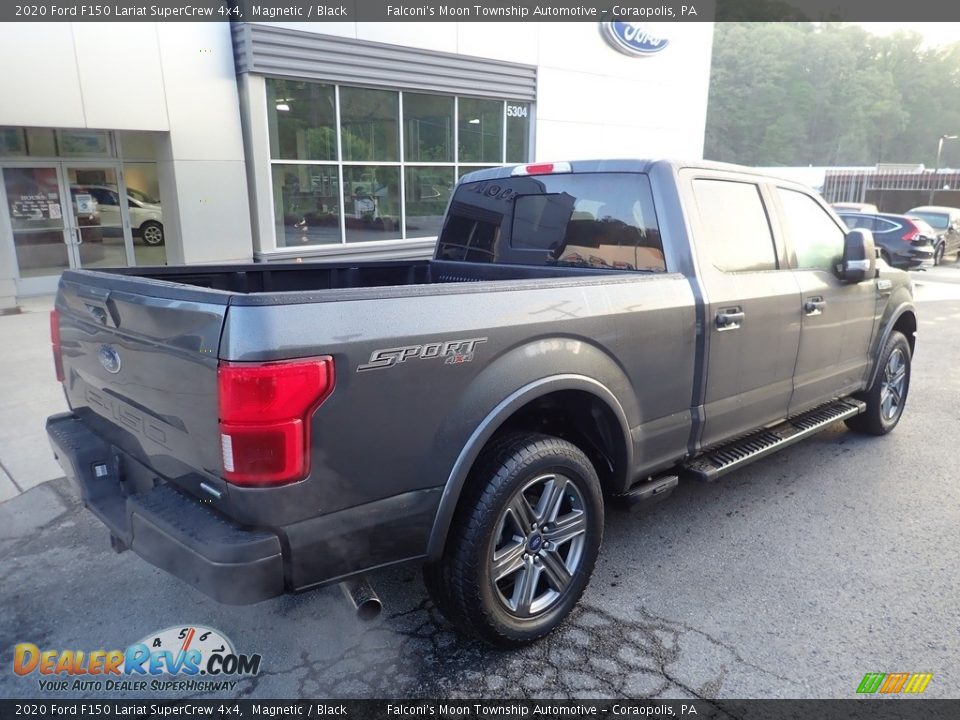 2020 Ford F150 Lariat SuperCrew 4x4 Magnetic / Black Photo #2