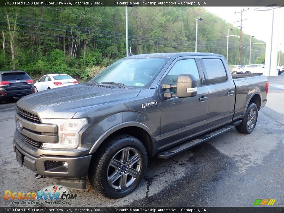 2020 Ford F150 Lariat SuperCrew 4x4 Magnetic / Black Photo #6