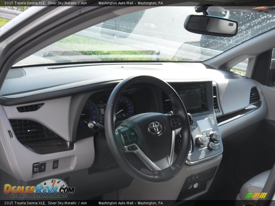 2015 Toyota Sienna XLE Silver Sky Metallic / Ash Photo #23