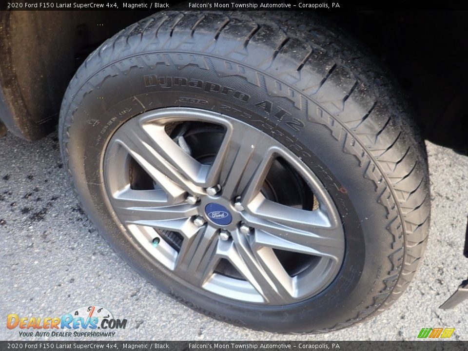 2020 Ford F150 Lariat SuperCrew 4x4 Magnetic / Black Photo #9