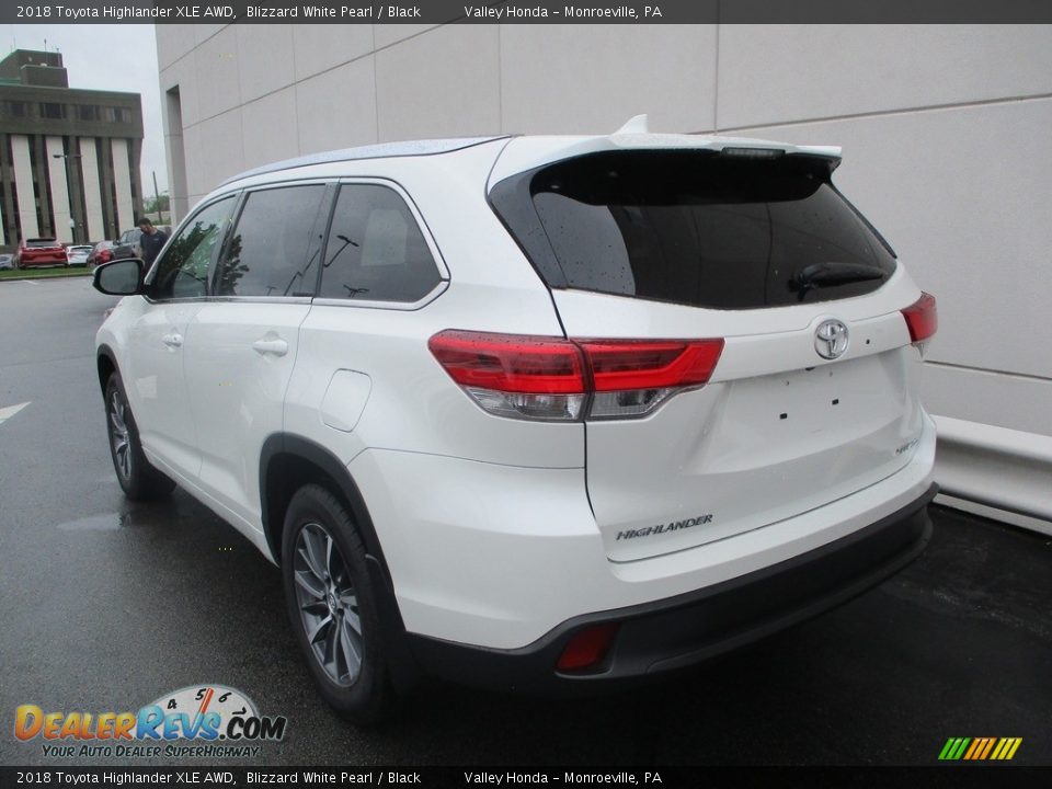 2018 Toyota Highlander XLE AWD Blizzard White Pearl / Black Photo #3