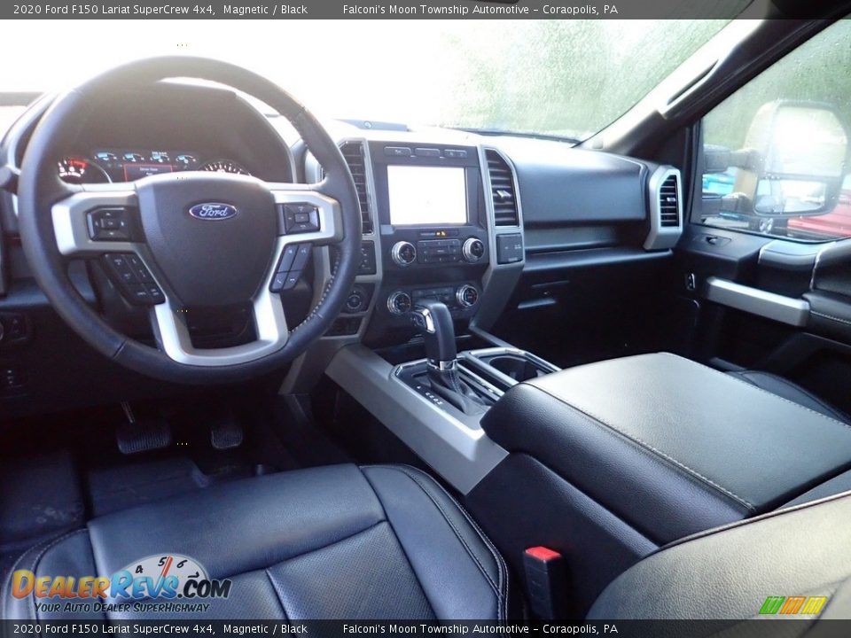 2020 Ford F150 Lariat SuperCrew 4x4 Magnetic / Black Photo #17