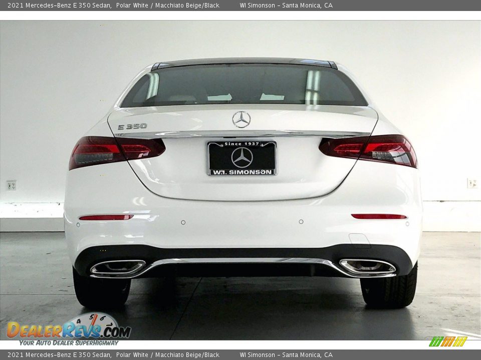 2021 Mercedes-Benz E 350 Sedan Polar White / Macchiato Beige/Black Photo #3