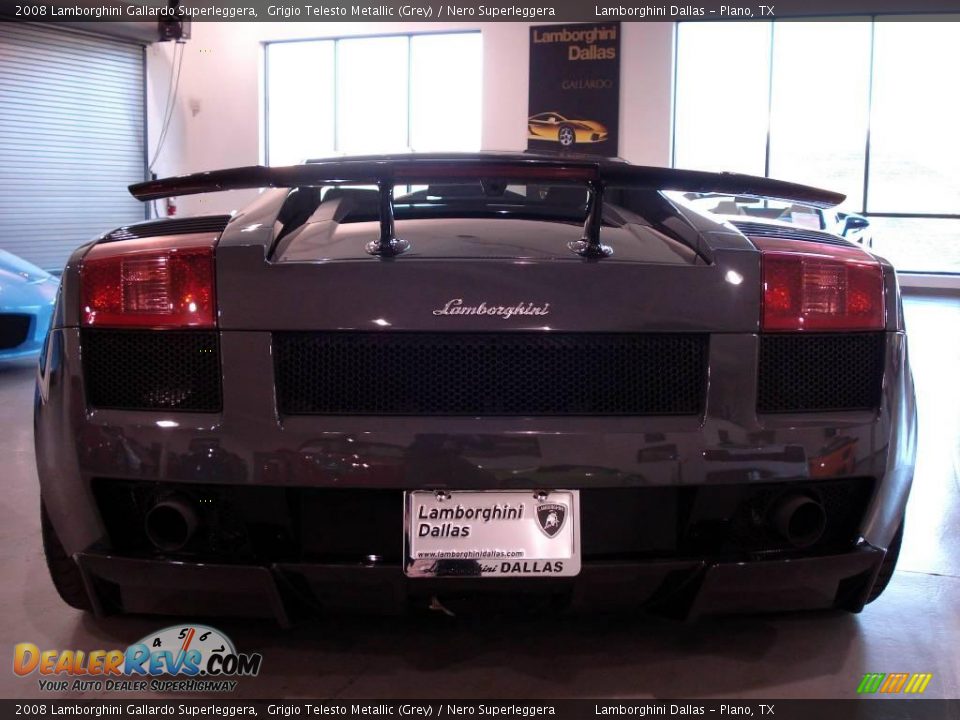 2008 Lamborghini Gallardo Superleggera Grigio Telesto Metallic (Grey) / Nero Superleggera Photo #26