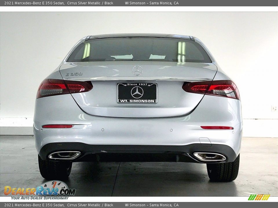 2021 Mercedes-Benz E 350 Sedan Cirrus Silver Metallic / Black Photo #3