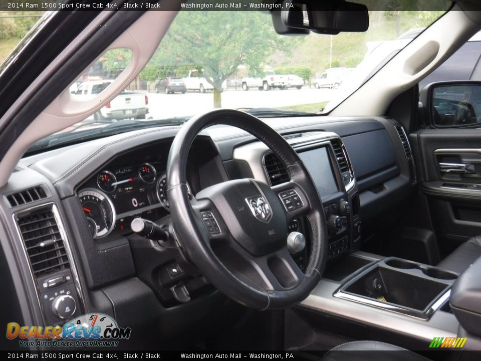 Dashboard of 2014 Ram 1500 Sport Crew Cab 4x4 Photo #24