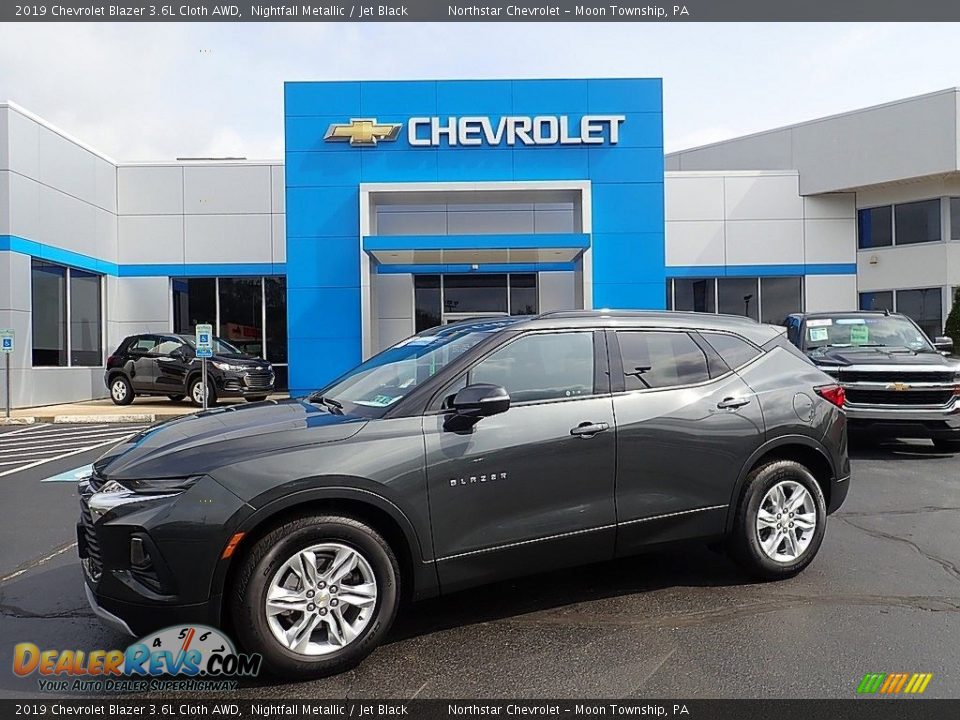 2019 Chevrolet Blazer 3.6L Cloth AWD Nightfall Metallic / Jet Black Photo #1