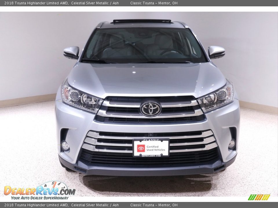 2018 Toyota Highlander Limited AWD Celestial Silver Metallic / Ash Photo #2