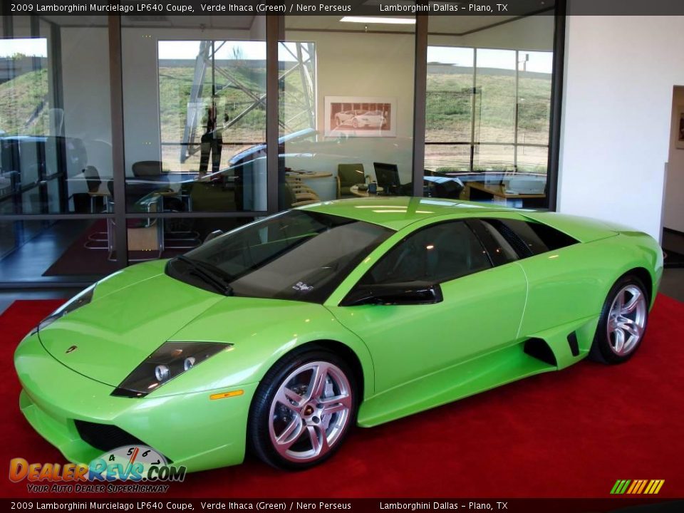 2009 Lamborghini Murcielago LP640 Coupe Verde Ithaca (Green) / Nero Perseus Photo #1