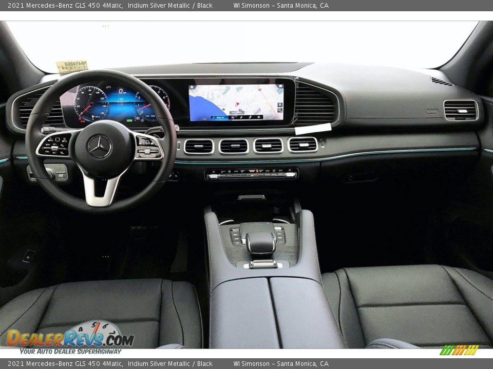 2021 Mercedes-Benz GLS 450 4Matic Iridium Silver Metallic / Black Photo #6