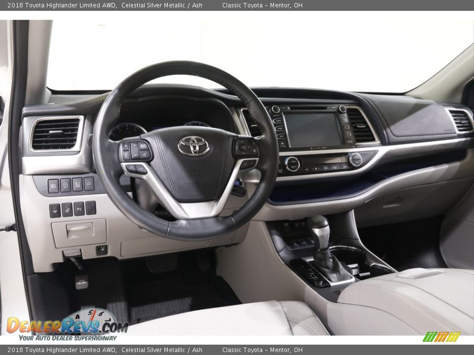2018 Toyota Highlander Limited AWD Celestial Silver Metallic / Ash Photo #6