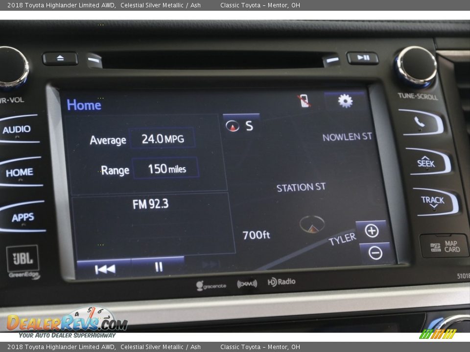 2018 Toyota Highlander Limited AWD Celestial Silver Metallic / Ash Photo #10
