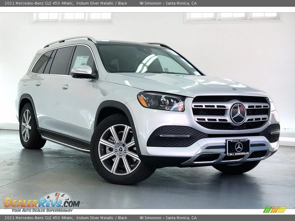 2021 Mercedes-Benz GLS 450 4Matic Iridium Silver Metallic / Black Photo #12