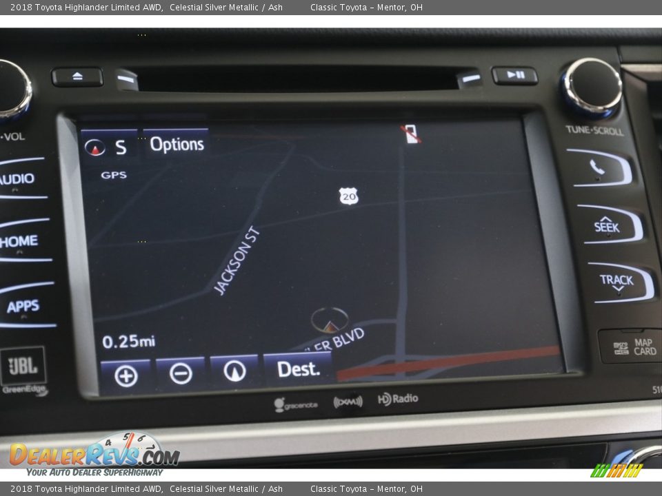 2018 Toyota Highlander Limited AWD Celestial Silver Metallic / Ash Photo #11