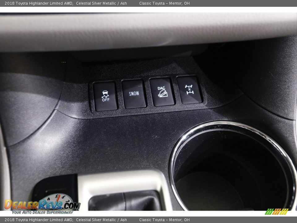 2018 Toyota Highlander Limited AWD Celestial Silver Metallic / Ash Photo #13
