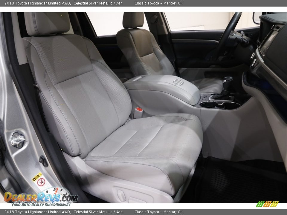 2018 Toyota Highlander Limited AWD Celestial Silver Metallic / Ash Photo #14