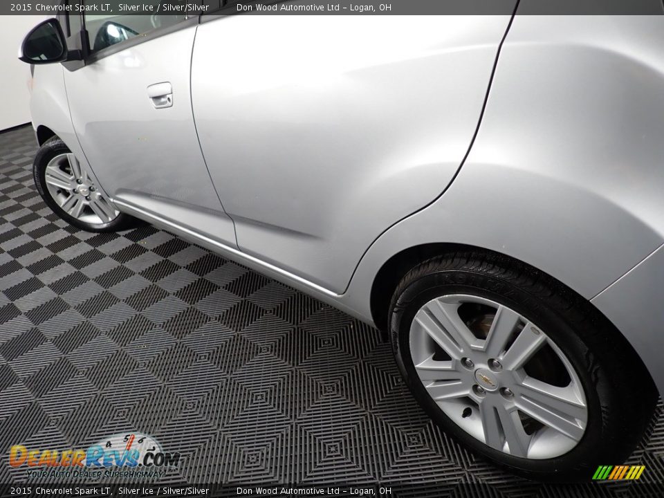 2015 Chevrolet Spark LT Silver Ice / Silver/Silver Photo #9