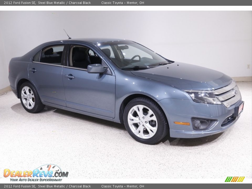 2012 Ford Fusion SE Steel Blue Metallic / Charcoal Black Photo #1