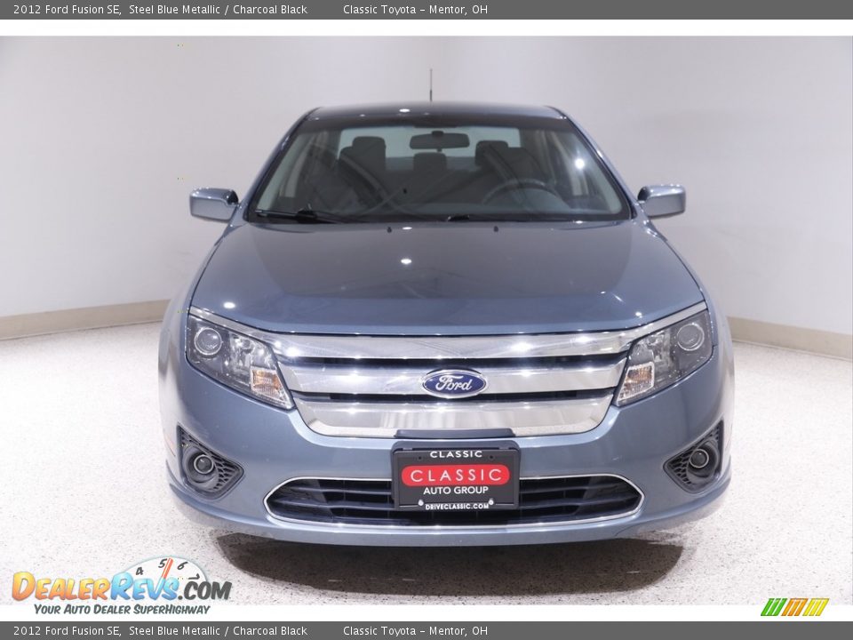 2012 Ford Fusion SE Steel Blue Metallic / Charcoal Black Photo #2