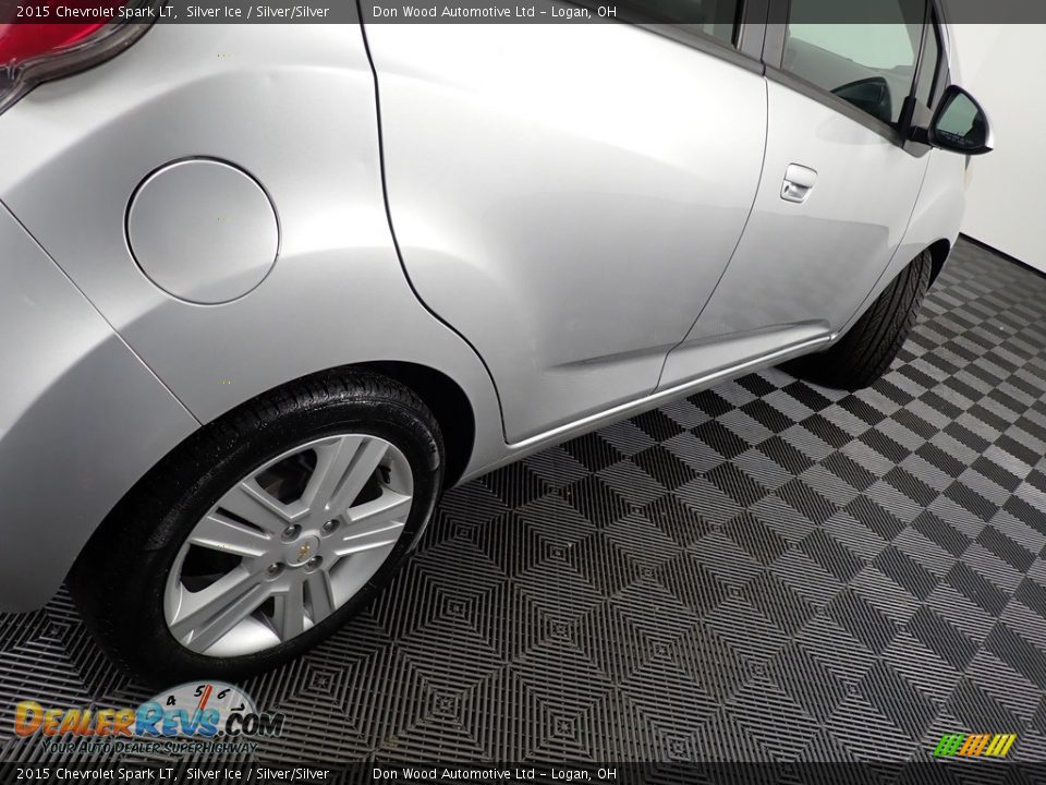 2015 Chevrolet Spark LT Silver Ice / Silver/Silver Photo #16