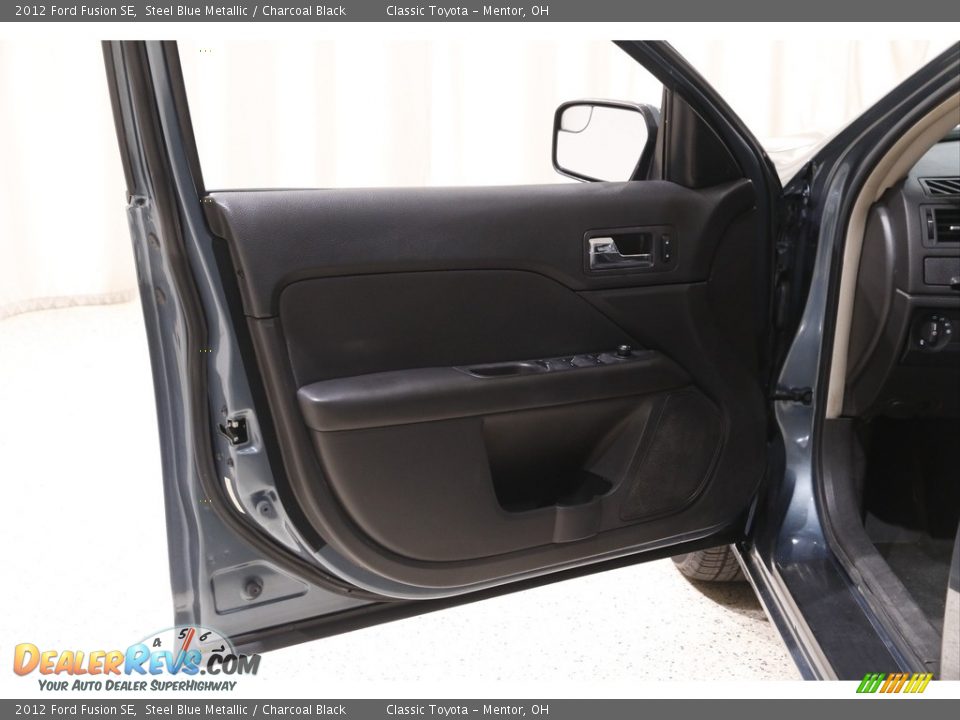2012 Ford Fusion SE Steel Blue Metallic / Charcoal Black Photo #4