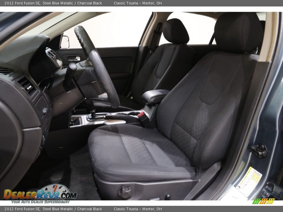 2012 Ford Fusion SE Steel Blue Metallic / Charcoal Black Photo #5
