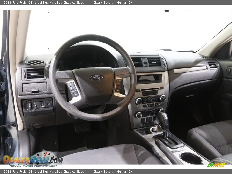 2012 Ford Fusion SE Steel Blue Metallic / Charcoal Black Photo #6