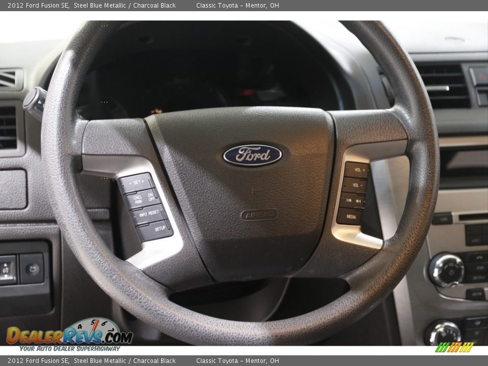 2012 Ford Fusion SE Steel Blue Metallic / Charcoal Black Photo #7