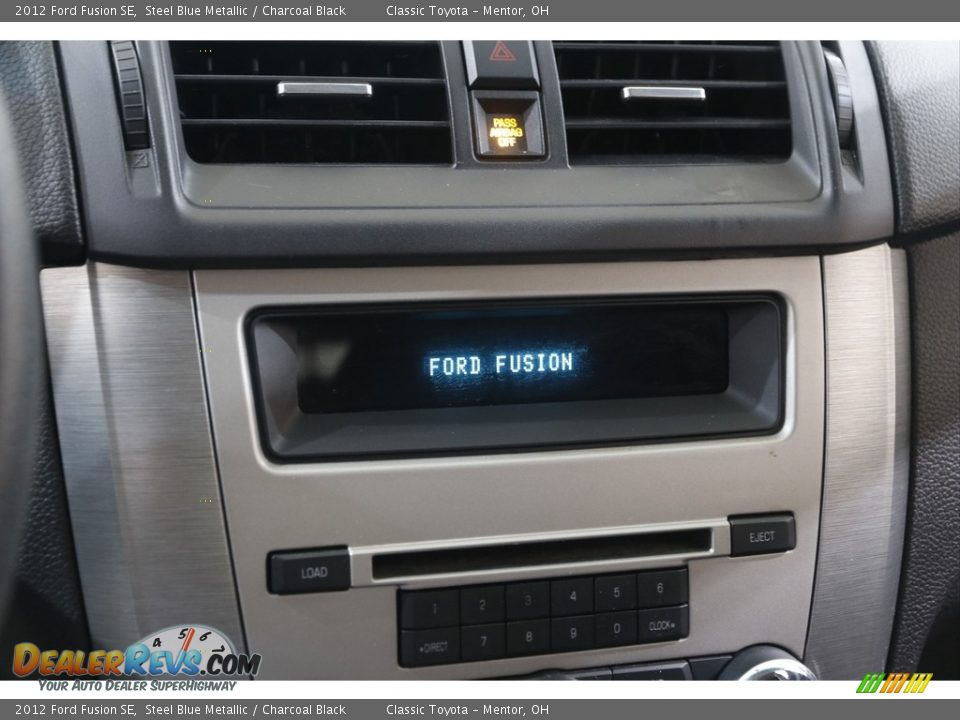 2012 Ford Fusion SE Steel Blue Metallic / Charcoal Black Photo #10