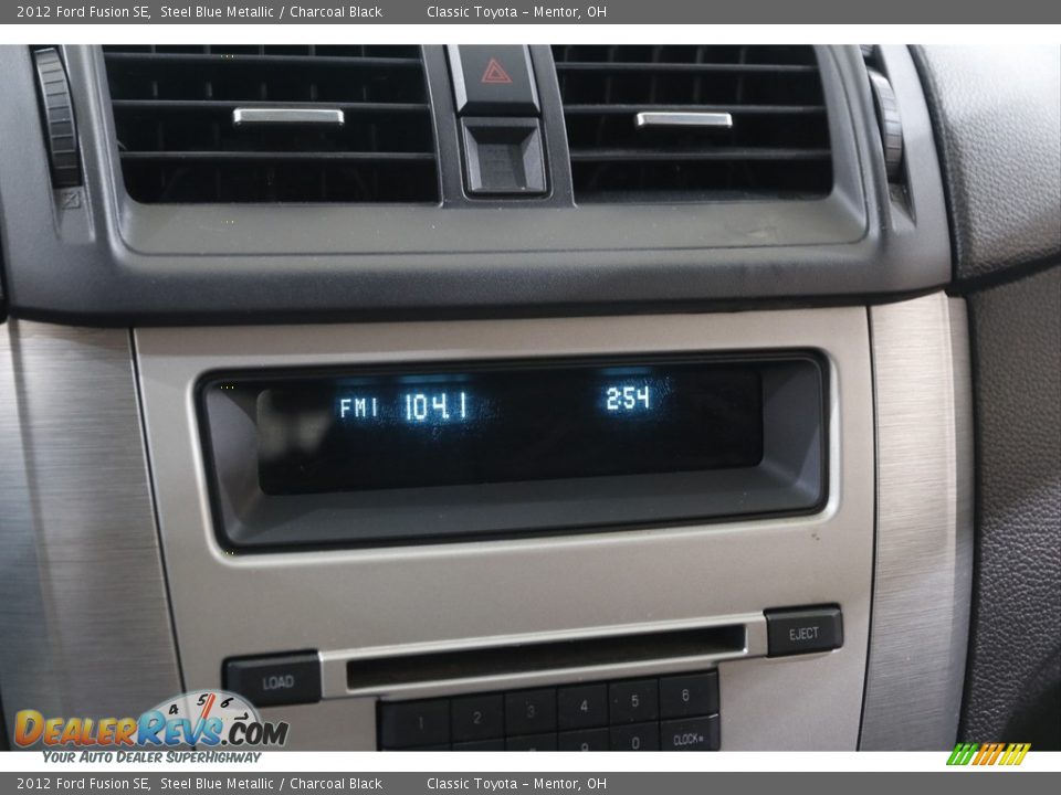 2012 Ford Fusion SE Steel Blue Metallic / Charcoal Black Photo #11
