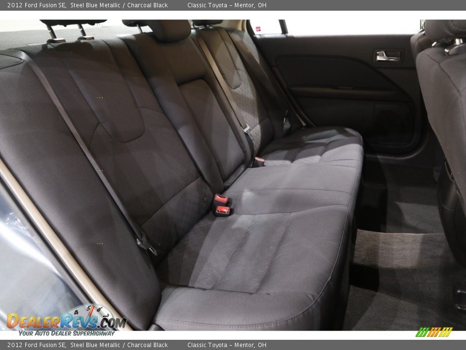 2012 Ford Fusion SE Steel Blue Metallic / Charcoal Black Photo #14