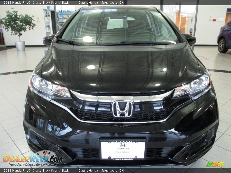 2018 Honda Fit LX Crystal Black Pearl / Black Photo #2