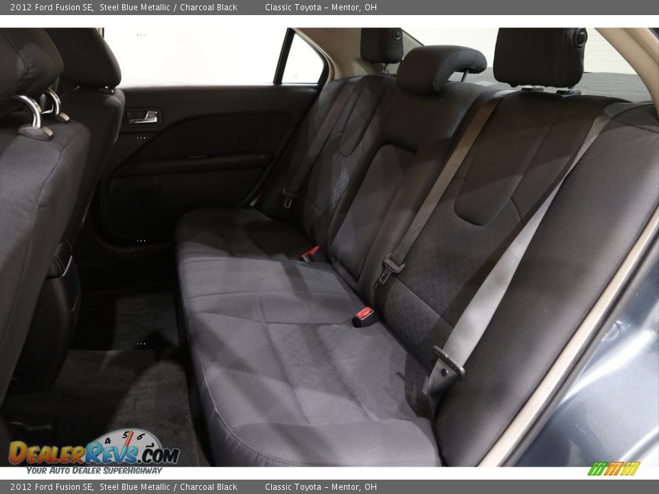 2012 Ford Fusion SE Steel Blue Metallic / Charcoal Black Photo #15
