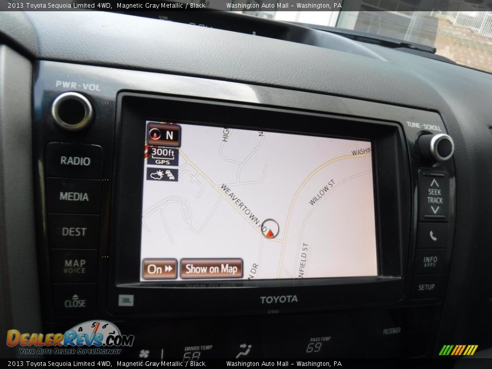 Navigation of 2013 Toyota Sequoia Limited 4WD Photo #5
