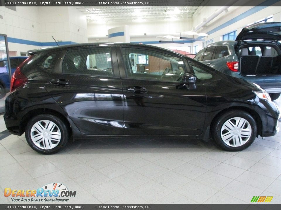 2018 Honda Fit LX Crystal Black Pearl / Black Photo #4