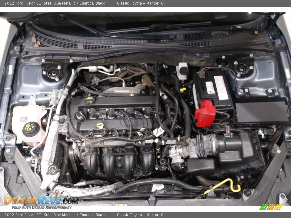 2012 Ford Fusion SE Steel Blue Metallic / Charcoal Black Photo #17