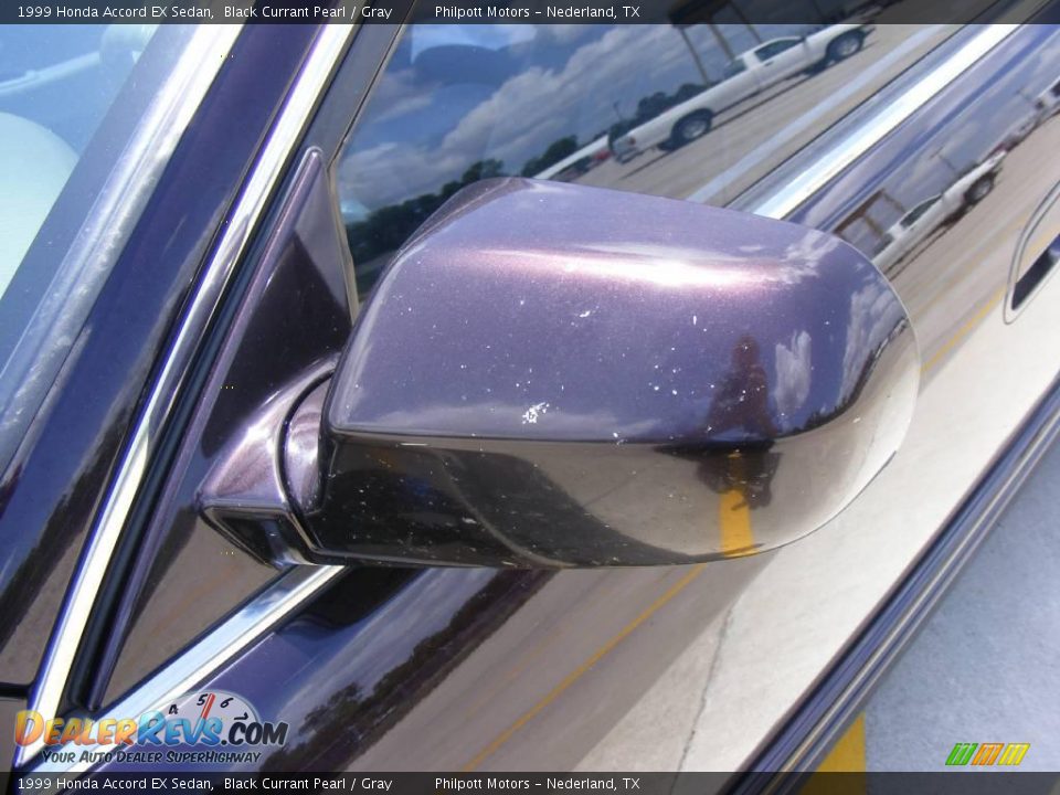 1999 Honda Accord EX Sedan Black Currant Pearl / Gray Photo #12